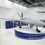 Kielce. MSPO. Na zdjęciu: dron Bayraktar Akinci / Fot. Wiktor Taszłow - Radio Kielce