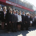 05.09.2022. Kielce. Prezydent Andrzej Duda i minister obrony narodowej Mariusz Błaszczak wizytują 30. Międzynarodowy Salon Przemysłu Obronnego / Fot. Wiktor Taszłow - Radio Kielce