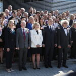 05.09.2022. Kielce. Prezydent Andrzej Duda i minister obrony narodowej Mariusz Błaszczak wizytują 30. Międzynarodowy Salon Przemysłu Obronnego / Fot. Wiktor Taszłow - Radio Kielce