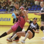 24.09.2022. Kielce. Mecz 2. kolejki grupy C I ligi piłkarek ręcznych Suzuki Korona Handball – SMS ZPRP I Płock / Fot. Wiktor Taszłow – Radio Kielce