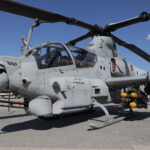 08.09.2022. Kielce. 30. Międzynarodowy Salon Przemysłu Obronnego. Śmigłowiec szturmowy Bell AH-1Z Viper / Fot. Wiktor Taszłow - Radio Kielce