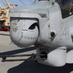 08.09.2022. Kielce. 30. Międzynarodowy Salon Przemysłu Obronnego. Śmigłowiec szturmowy Bell AH-1Z Viper / Fot. Wiktor Taszłow - Radio Kielce