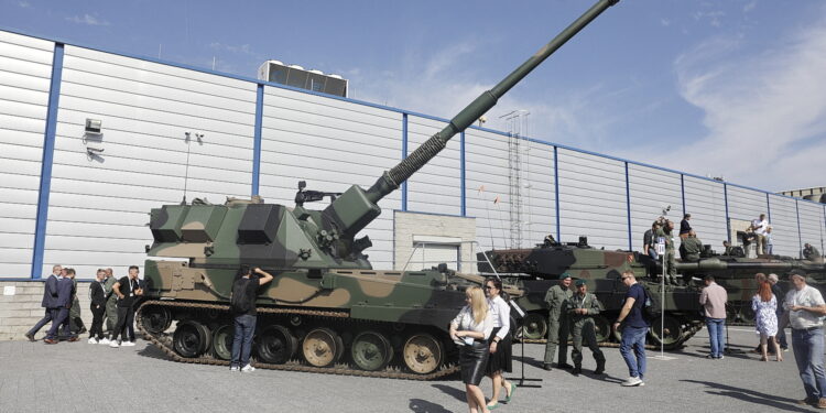 08.09.2022 Targi Kielce. Międzynarodowy Salon Przemysłu Obronnego. MSPO. KRAB / Fot. Jarosław Kubalski - Radio Kielce