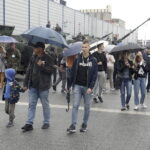 Tłumy biegające pomiędzy Krabem, dronem i... grochówką - Radio Kielce