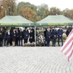 11.09.2022 Kielce. Pomnik Homo Homini. Obchody rocznicy ataków na WTC z 11 września 2001 r. / Fot. Jarosław Kubalski - Radio Kielce