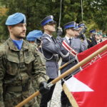 11.09.2022 Kielce. Pomnik Homo Homini. Obchody rocznicy ataków na WTC z 11 września 2001 r. / Fot. Jarosław Kubalski - Radio Kielce