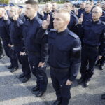 28.09.2022 Kielce. Policja. Ślubowanie nowo przyjętych funkcjonariuszy policji / Fot. Jarosław Kubalski - Radio Kielce