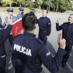 28.09.2022 Kielce. Policja. Ślubowanie nowo przyjętych funkcjonariuszy policji / Fot. Jarosław Kubalski - Radio Kielce