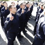 28.09.2022 Kielce. Policja. Ślubowanie nowo przyjętych funkcjonariuszy policji / Fot. Jarosław Kubalski - Radio Kielce