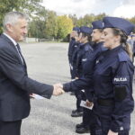 28.09.2022 Kielce. Policja. Ślubowanie nowo przyjętych funkcjonariuszy policji / Fot. Jarosław Kubalski - Radio Kielce