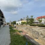 14.09.2022. Opatów. Rewitalizacja rynku / Fot. Emilia Sitarska - Radio Kielce