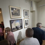 11.09.2022. Ostrowiec Świętokrzyski. Wystawa prac Leona Wyczółkowskiego w Pałacu Wielopolskich. / Fot. Emilia Sitarska - Radio Kielce