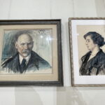 11.09.2022. Ostrowiec Świętokrzyski. Wystawa prac Leona Wyczółkowskiego w Pałacu Wielopolskich. / Fot. Emilia Sitarska - Radio Kielce