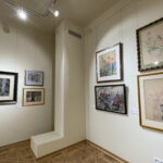 11.09.2022. Ostrowiec Świętokrzyski. Wystawa prac Leona Wyczółkowskiego w Pałacu Wielopolskich. / Fot. Emilia Sitarska - Radio Kielce