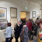 11.09.2022. Ostrowiec Świętokrzyski. Wystawa prac Leona Wyczółkowskiego w Pałacu Wielopolskich. / Fot. Emilia Sitarska - Radio Kielce