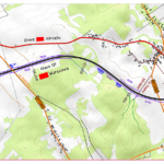 Plan orientacyjny drugiego odcinka obwodnicy Poręby i Zawiercia / źródło: GDDKiA
