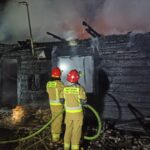 21.09.2022. Końskie. Pożar domu / źródło: OSP Modliszewice