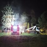 21.09.2022. Końskie. Pożar domu / źródło: OSP Modliszewice