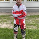 18.09.2022. Piekoszów. FIM Enduro Vintage World Cup. Na zdjęciu: Adam Kasprzycki / Fot. Marek Cender - Radio Kielce