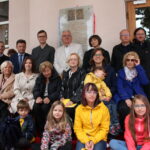 10.09.2022. Busko-Zdrój. Odsłonięcie tablicy pamięci Mariana Dworczyka i jego żony. / Fot. Marta Gajda-Kruk - Radio Kielce