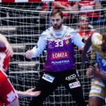 28.09.2022. Aalborg. Mecz 3. kolejki EHF Champions League Aalborg Handball - Łomża Industria Kielce. / Fot. Bo Amstrup - PAP/EPA.