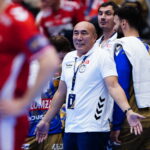 28.09.2022. Aalborg. Mecz 3. kolejki EHF Champions League Aalborg Handball - Łomża Industria Kielce. / Fot. Bo Amstrup - PAP/EPA