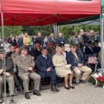 11.09.2022. Henryków, gmina Małogoszcz. Odsłonięcie pomnika poświęconego walce Brygady Świętokrzyskiej. / Fot. Michał Kita - Radio Kielce