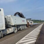 14.09.2022. Sandomierz. Prace rozbiórkowe na moście / Fot. GDDKiA w Kielcach