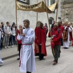 24.09.2022. Święty Krzyż. Zakończenie XXIII Świętokrzyskiego Rajdu Pielgrzymkowego / Fot. Anna Głąb - Radio Kielce