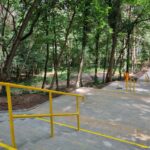 Kielce. Park Baranowski. Nowe schody / Fot. Rejonowe Przedsiębiorstwo Zieleni i Usług Komunalnych - Facebook