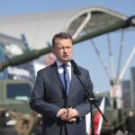 05.09.2022. Kielce. 30. Międzynarodowy Salon Przemysłu Obronnego. Na zdjęciu: Mariusz Błaszczak - wicepremier, minister obrony narodowej / Fot. Wiktor Taszłow - Radio Kielce