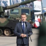 05.09.2022. Kielce. 30. Międzynarodowy Salon Przemysłu Obronnego. Na zdjęciu: Mariusz Błaszczak - wicepremier, minister obrony narodowej / Fot. Wiktor Taszłow - Radio Kielce