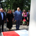 04.09.2022. Pińczów. Obchody 83. rocznicy wybuchu II wojny światowej. Na zdjęciu (od lewej):