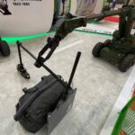 07.09.2022. Kielce. 30. Międzynarodowy Salon Przemysłu Obronnego. Robot pirotechniczny / Fot. Wiktor Taszłow- Radio Kielce