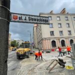 19.09.2022. Kielce. Remont ulicy Słowackiego / Fot. Wiktor Taszłow - Radio Kielce