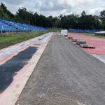 Kielce. Modernizacja stadionu lekkoatletycznego / Fot. Wiktor Taszłow – Radio Kielce