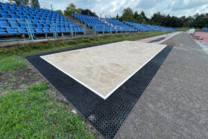 Kielce. Modernizacja stadionu lekkoatletycznego / Fot. Wiktor Taszłow – Radio Kielce