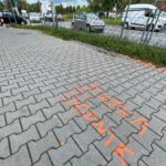 20.09.2022. Kielce. Skrzyżowanie Alei Dziewięciu Wieków Kielc i ulicy Źródłowej / Fot. Wiktor Taszłow – Radio Kielce