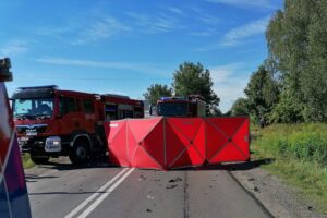 03.09.2022. Śmiertelny wypadek / Fot. EZG alarmowo - Facebook