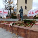 19.10.2022. Kielce. Pomnik bł. ks. Jerzego Popiełuszki / Fot. Marcin Marszałek - Radio Kielce