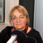 24.10.2022. Kielce. Studio Polityczne Radia Kielce. Na zdjęciu: Anna Myślińska - Platforma Obywatelska Koalicja Obywatelska / Fot. Kamil Król - Radio Kielce