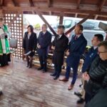 03.10.2022. Piekoszów. Przekazanie do użytku busa do przewozu mieszkańców gminy korzystających ze Środowiskowego Domu Samopomocy / Fot. Bartosz Bogucki - Radio Kielce