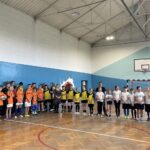 24.10.2022. Szwagrów. Gminny turniej halowej piłki nożnej, o puchar prezesa Grupy Azoty „Siarkopol ” w Grzybowie / Fot. Grażyna Szlęzak - Radio Kielce