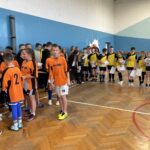 24.10.2022. Szwagrów. Gminny turniej halowej piłki nożnej, o puchar prezesa Grupy Azoty „Siarkopol ” w Grzybowie / Fot. Grażyna Szlęzak - Radio Kielce