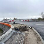 26.10.2022. Skarżysko-Kamienna. Wiadukt nad torami / Fot. Anna Głąb - Radio Kielce