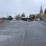 26.10.2022. Skarżysko-Kamienna. Wiadukt nad torami / Fot. Anna Głąb - Radio Kielce