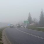 31.10.2022. Staszów. Wypadek na DK 764 / źródło: KPP Staszów