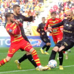 02.10.2022. Białystok. Mecz 11. kolejki PKO BP Ekstraklasy: Korona Kielce - Jagiellonia Białystok. / Fot. Artur Reszko - PAP