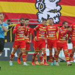 02.10.2022. Białystok. Mecz 11. kolejki PKO BP Ekstraklasy: Korona Kielce - Jagiellonia Białystok. / Fot. Artur Reszko - PAP