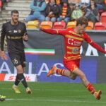 02.10.2022. Białystok. Mecz 11. kolejki PKO BP Ekstraklasy: Korona Kielce - Jagiellonia Białystok. / Fot. Artur Reszko - PAP